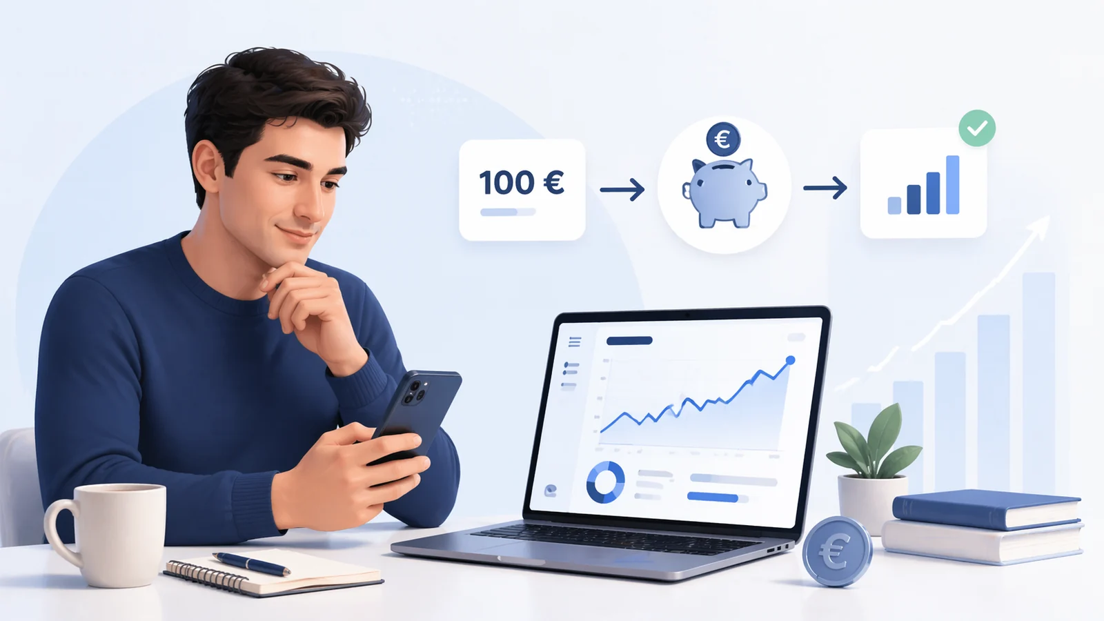 Imagen destacada de la guía Mejor broker para comprar acciones de Estados Unidos si empiezas desde España